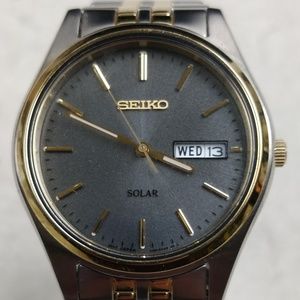 ⌚Seiko V158-0AA0 Solar Men's Watch H224⌚